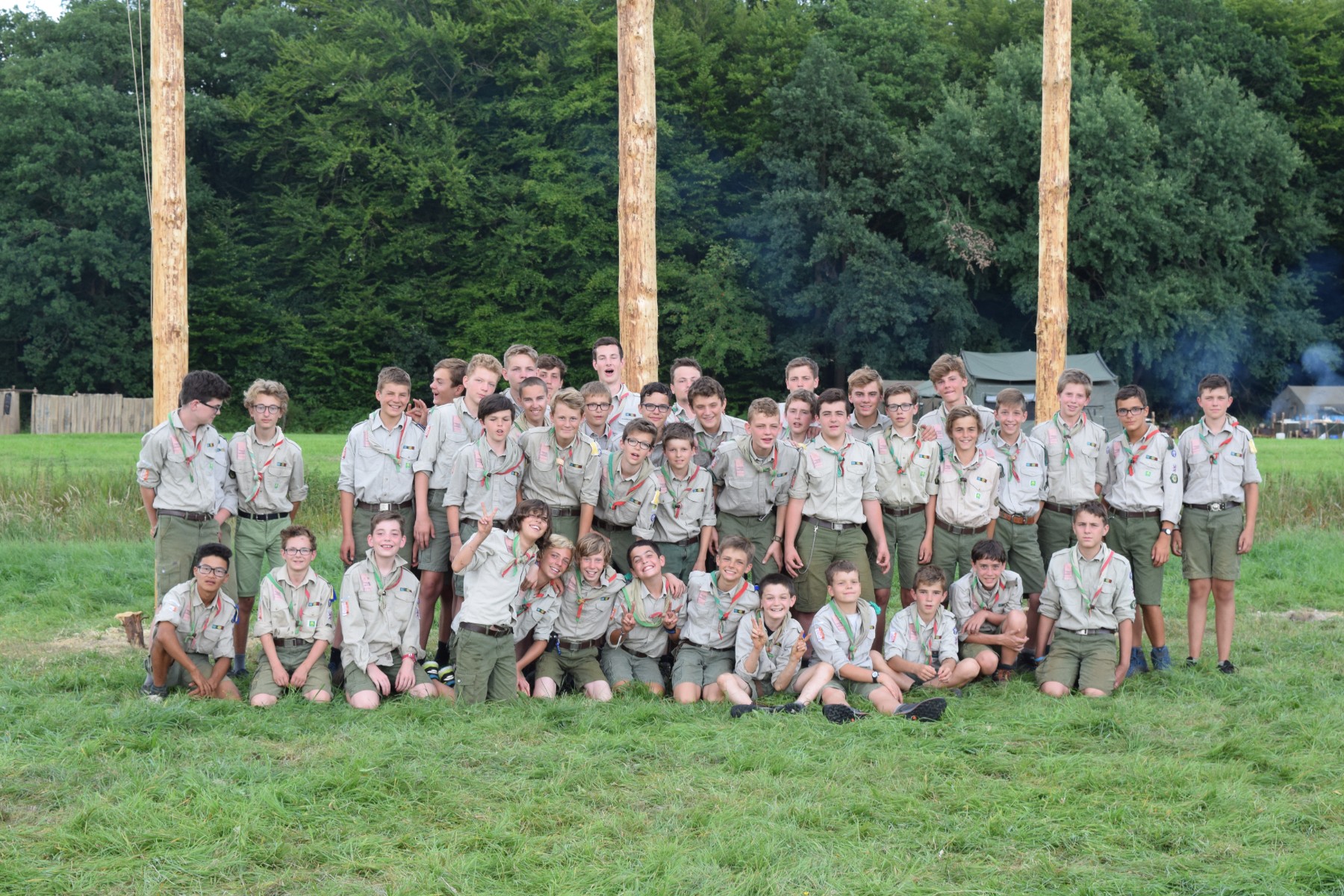 Sint-Martinus den XIIde - Kamp Nivezé Groepsfoto's